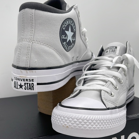Converse Men’s CTAS MALDEN STREET MID
BARELY GREY/DARK MATTERWHITE A08612F Snkrs - Picture 10 of 16
